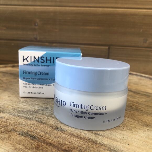 Kinship Super Rich Ceramide + Collagen Firming Face Cream Moisturizer, Free Ship - Picture 1 of 5